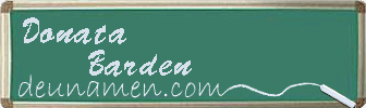 Donata Barden Visitenkarte